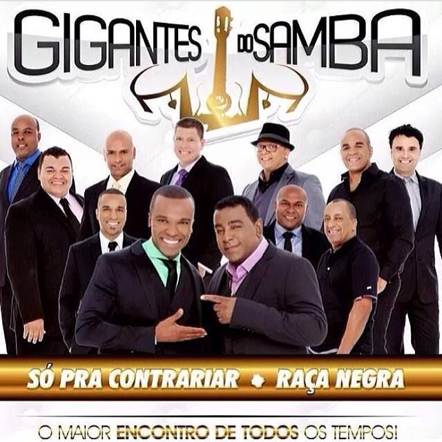 CD - Só Pra Contrariar e Raça Negra - Gigantes do Samba - Ao Vivo